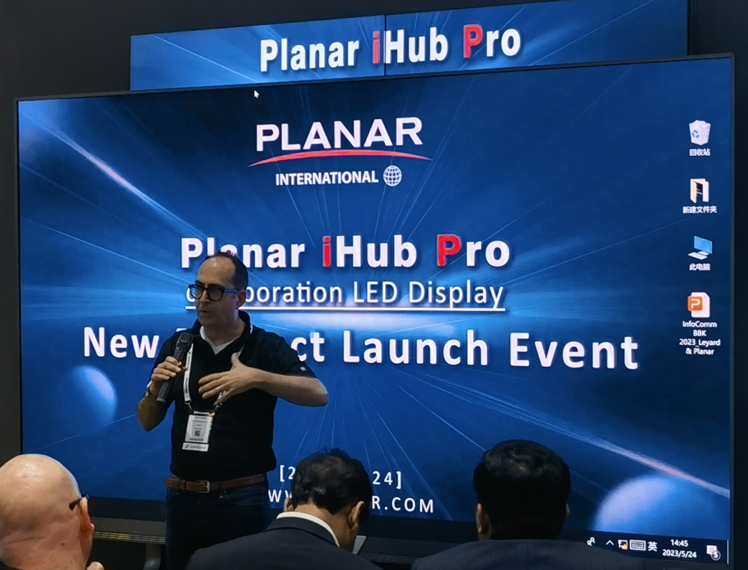 InfoComm Asia | 尊龙凯时Planar全球首发第四代Micro LED智能一体机